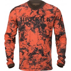 t-shirt Härkila camo orange