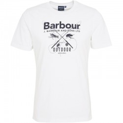 Tee shirt Barbour Fly blanc