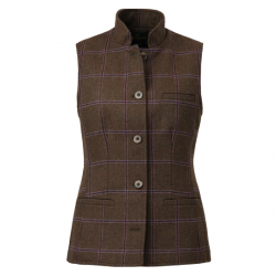 Gilet en tweed pour femme...