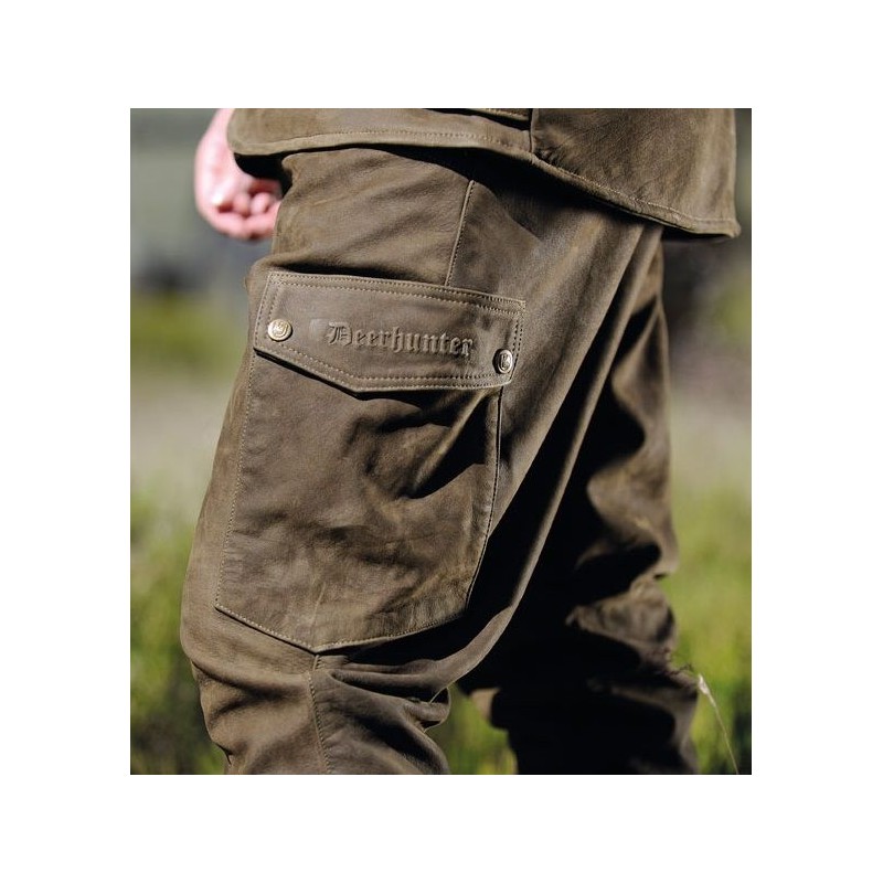 Pantalon en cuir Strasbourg Deerhunter - Pantalon de chasse